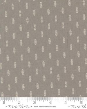 tela estampada fondo gris claro estampado geométrico blanco