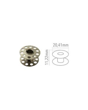 canilla central metálica universal para máquina de coser