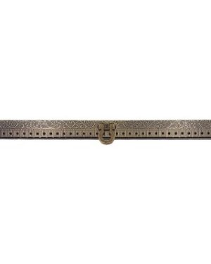 boquilla monedero cofre 19cm oro viejo