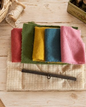 Kit materiales para realizar el estuche "el jardín del tulipán"