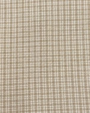 tela tramada cuadros medianos tonos crema/beige